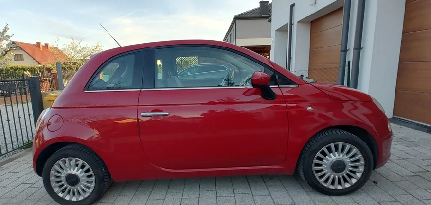 Fiat 500 cena 18500 przebieg: 175125, rok produkcji 2009 z Wrocław małe 46